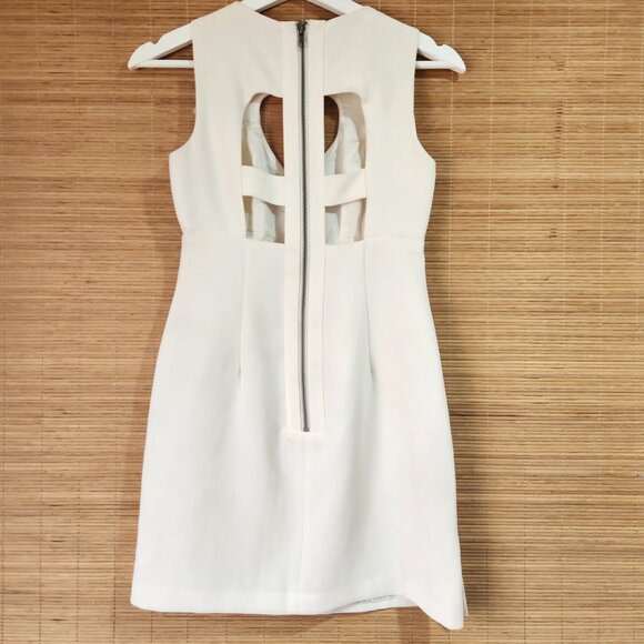 BCB Generation Dress Womens 0 Lined Sleeveless Whisper White New Reg $125.00 - Picture 2 of 11